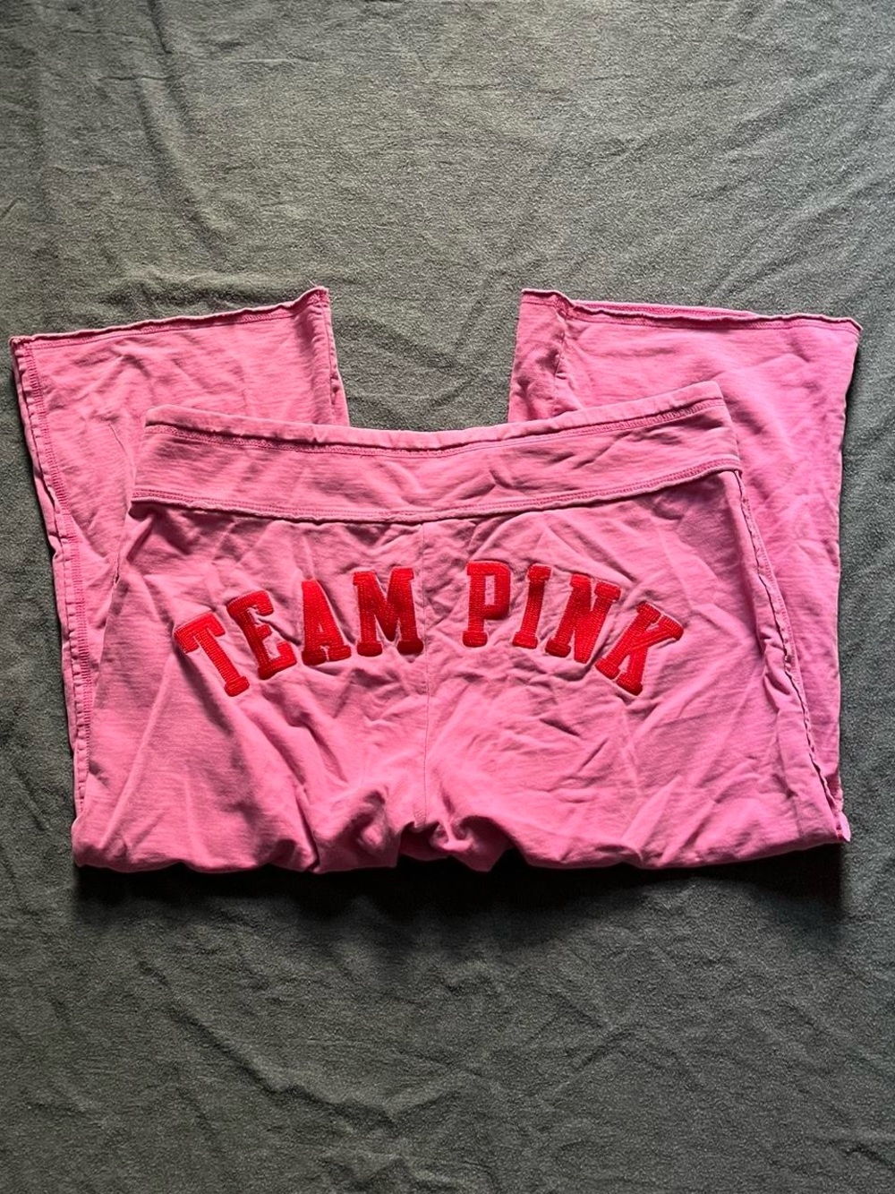VS Team PINK vintage rare y2k cropped sweatpants